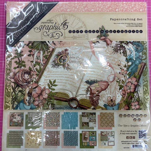  Graphic 45 Once Upon A Springtime-Deluxe Collectors Edition