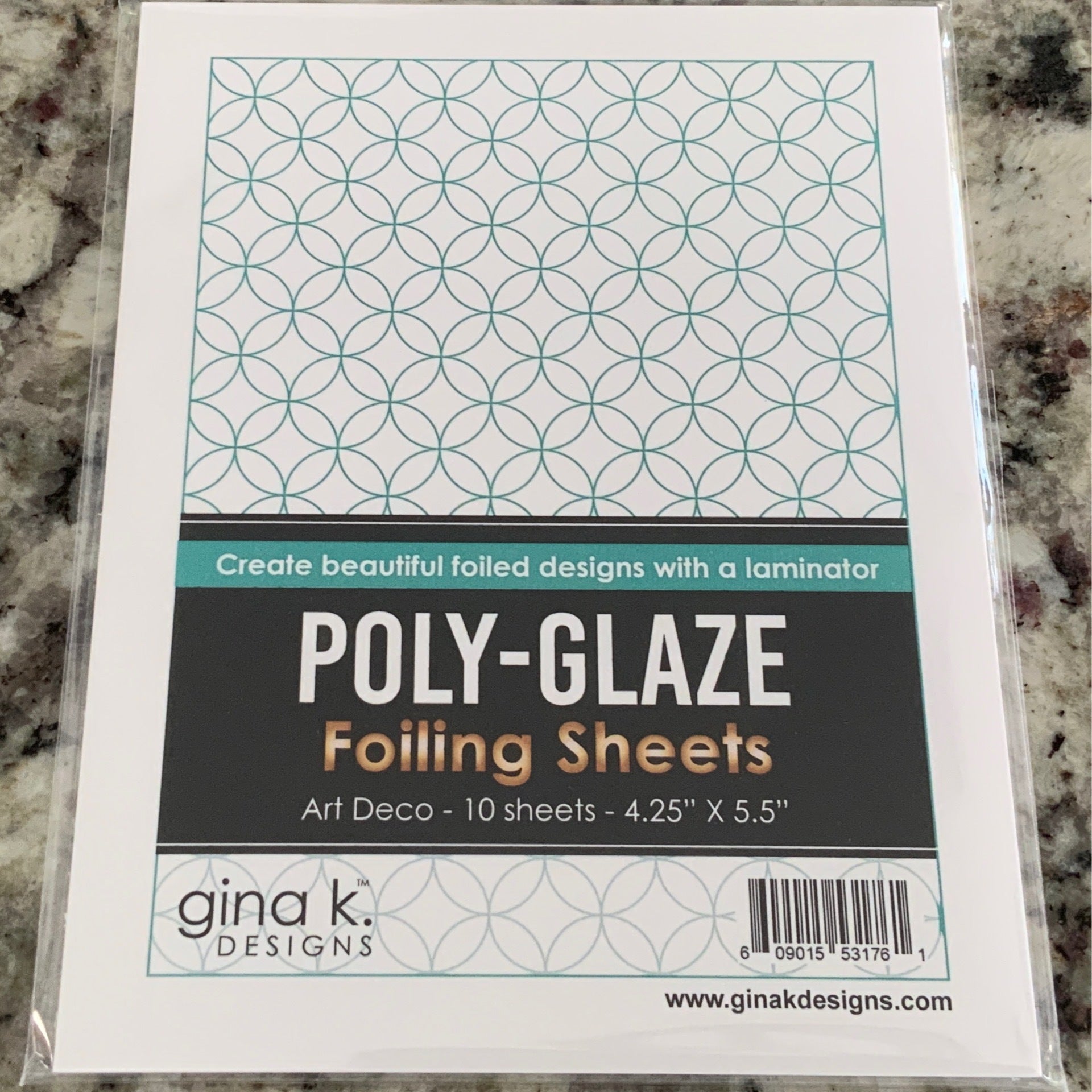 POLY-GLAZE Foiling Sheets- Art Deco – Gina K Designs, LLC